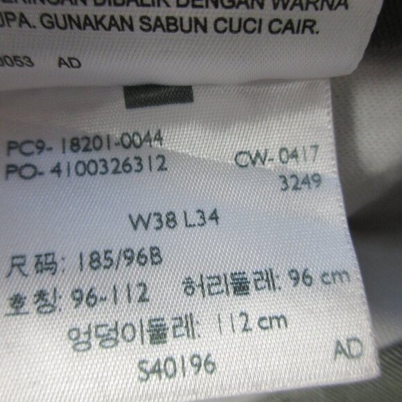 Levi Men's Pants 38 x 34 Green Chino Cotton Blend Casual Skater 574 - Picture 6 of 15